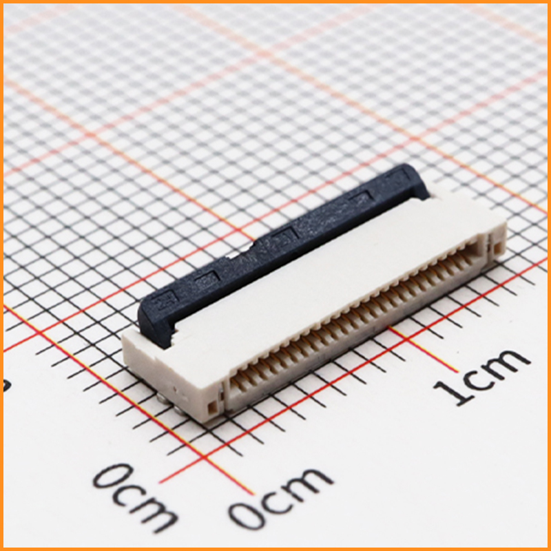 0.5間距 2.0高 后鎖雙面接FPC連接器