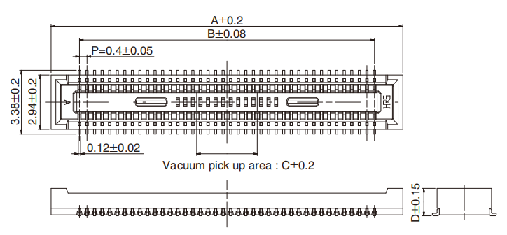 DF40B插座_堆疊高度2.0mm